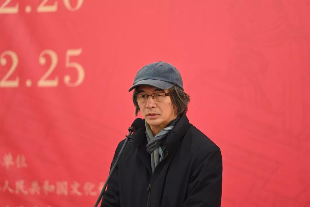 中国国家画院艺术家代表林容生致辞