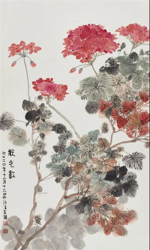 贾广健 状元红 65cm×39cm