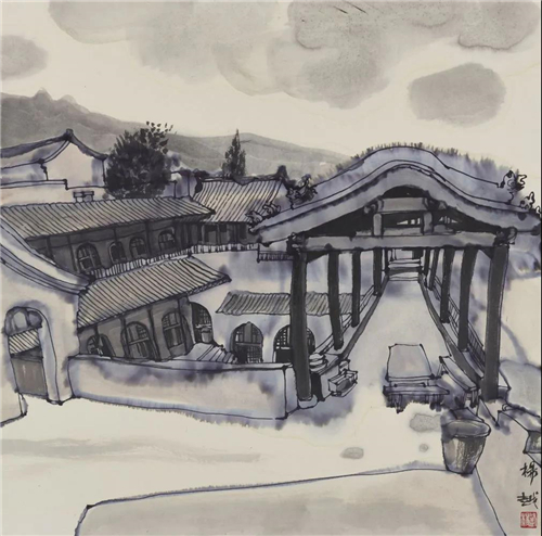 杨越 写生之一 50cm×50cm