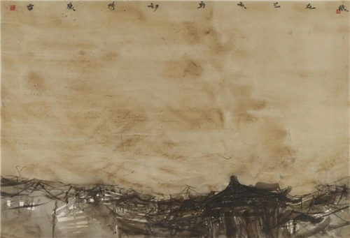 康雷 远眺 45cm×60cm