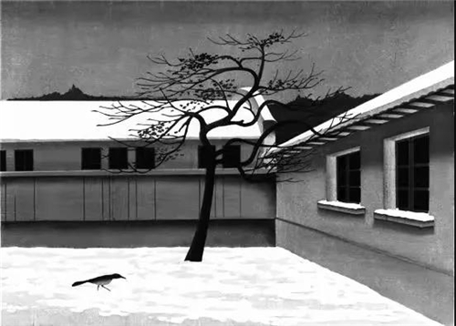 二十四节气——春分 水印木刻 63×87cm 1993年