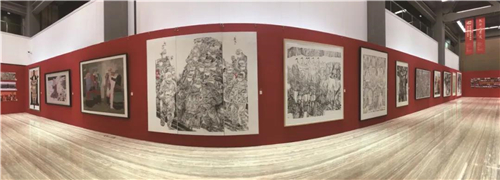 “庆祝中国国家画院成立四十周年——教学成果展”展览现场