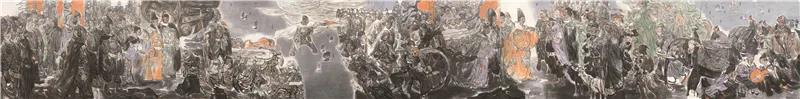 张江舟 海誓——郑和下西洋 国画 200cm×1592cm