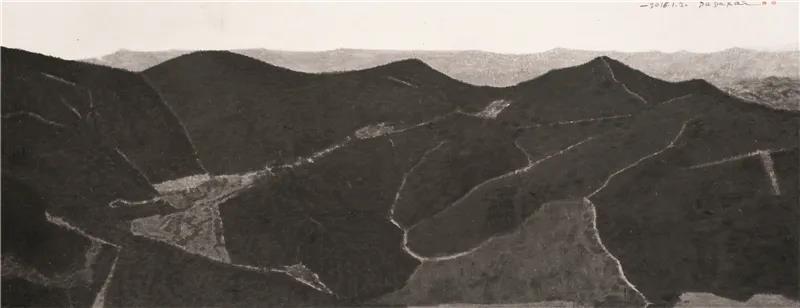 杜大恺 雍凉吟  国画 122cm×248cm