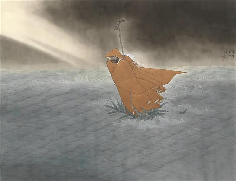 高云 达摩 国画 176cm×230cm
