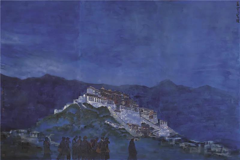 尉晓榕、黄佳茂 玉域圣迹 国画 200cm×300cm