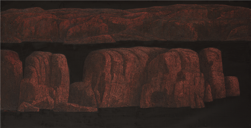 徐里 永恒的辉煌 油画 180cm×350cm