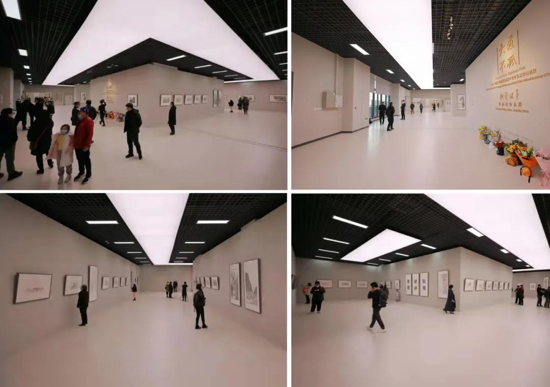 大道不孤——中国国家画院中青年艺术家邀请展：笔游墨戏·何加林作品展现场