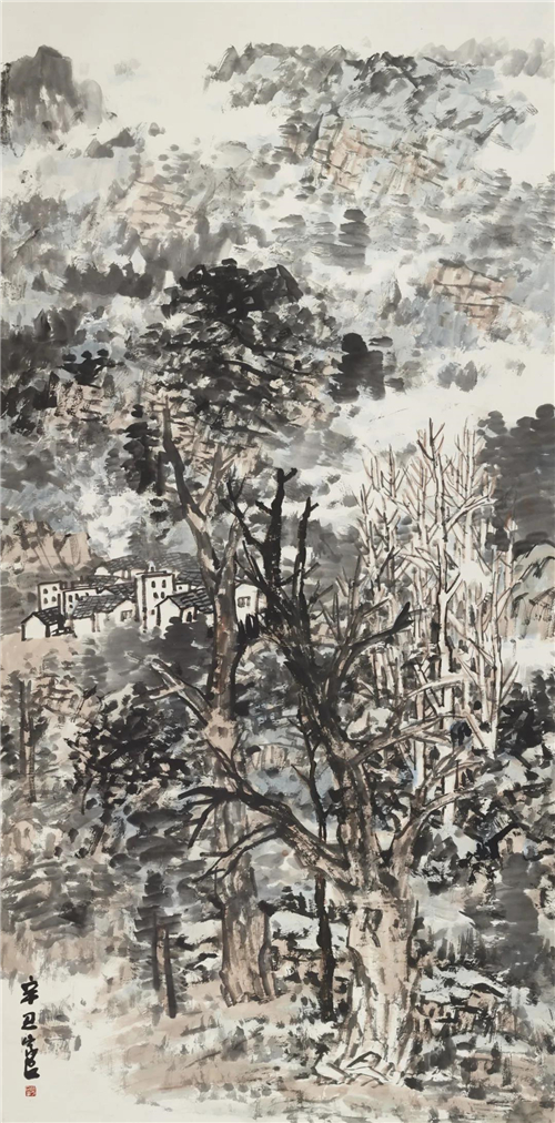 何家安 老区 245×125cm