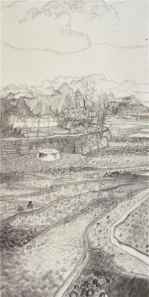 方向 红军井 245×124cm