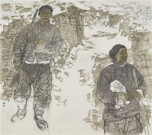 赵奇 那年一场大雪后 188×218cm