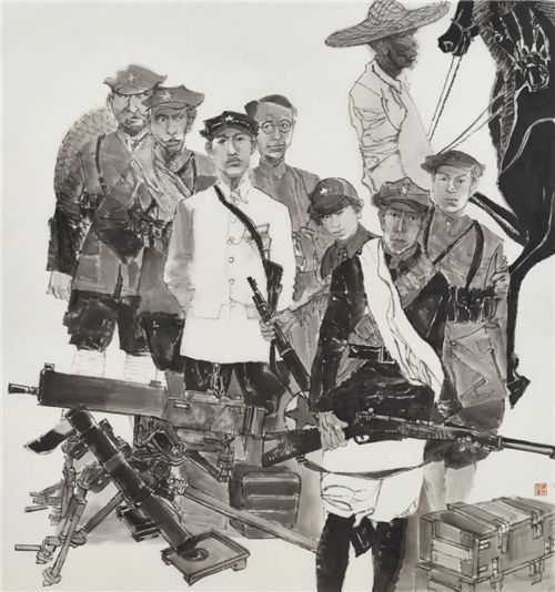 陈罡 吴焕先1935 194×180cm