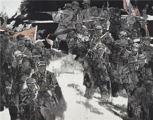 陈钰铭 独树镇转移 200×240cm