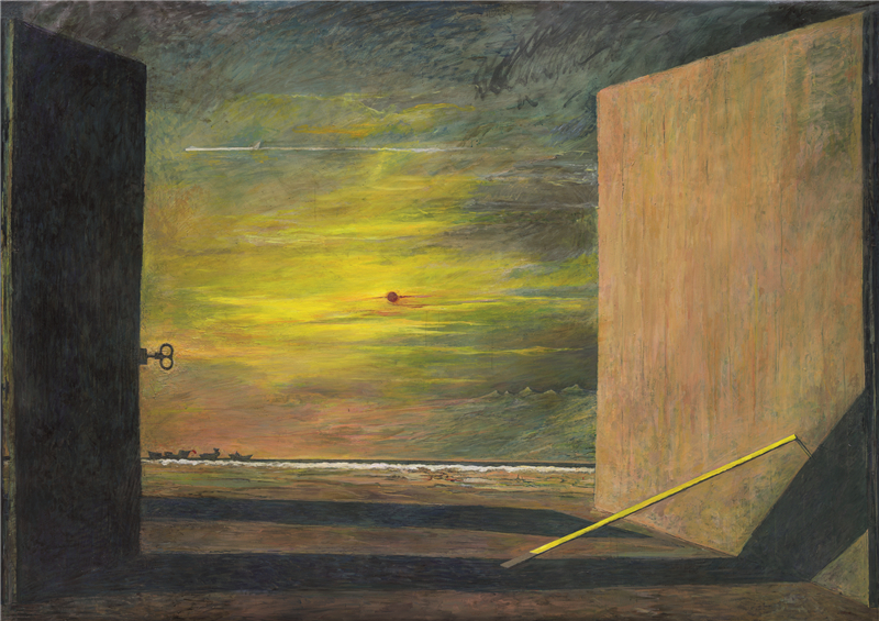 雷米·艾融（法国） 丝绸之路——向世界敞开之门 油画 260cm×368cm