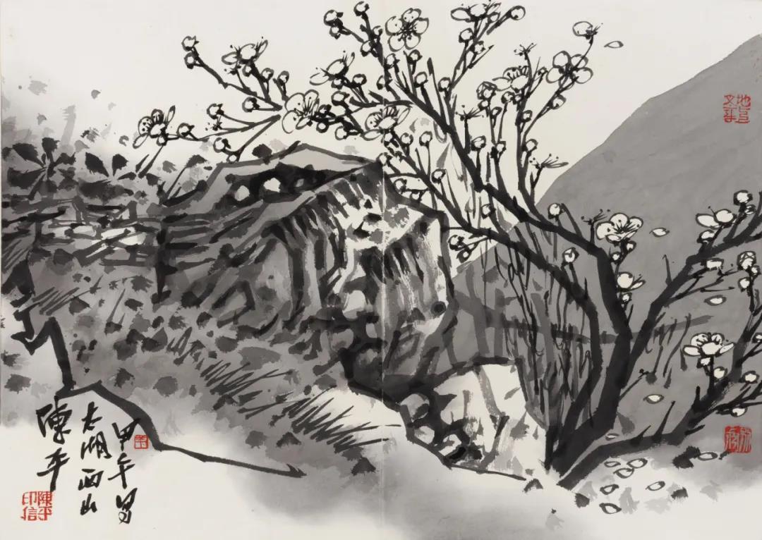 陈平《梅花系列》44cm×63cm
