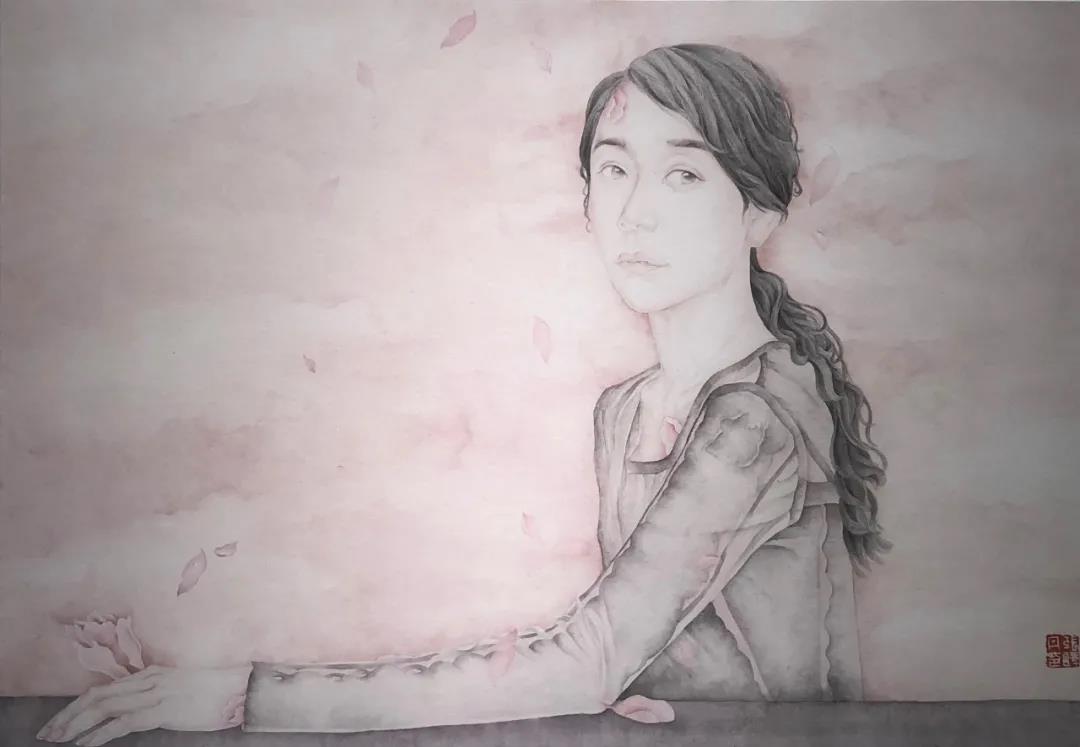 张译丹《瑾》78cm×54cm