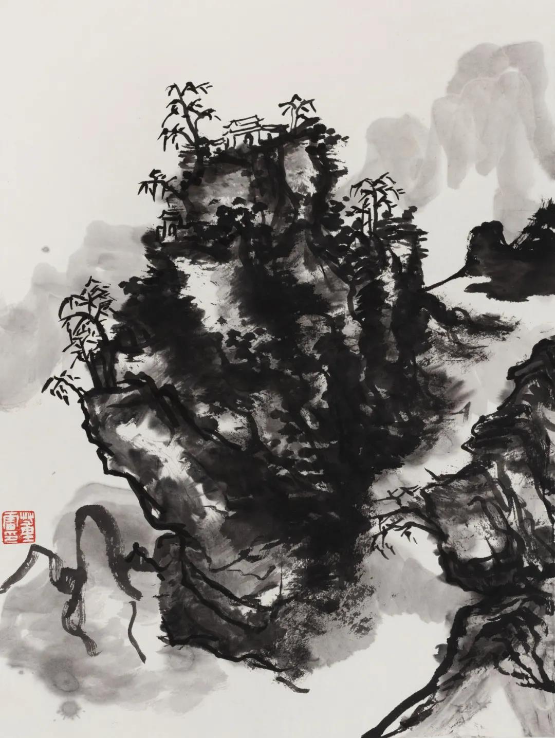 董雷《山水小品》35cm×46cm