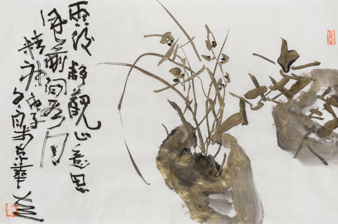 方土《幽香》68cm×34cm