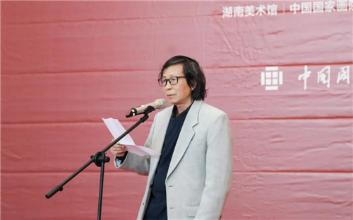 中国国家画院交流合作部主任尚可致辞