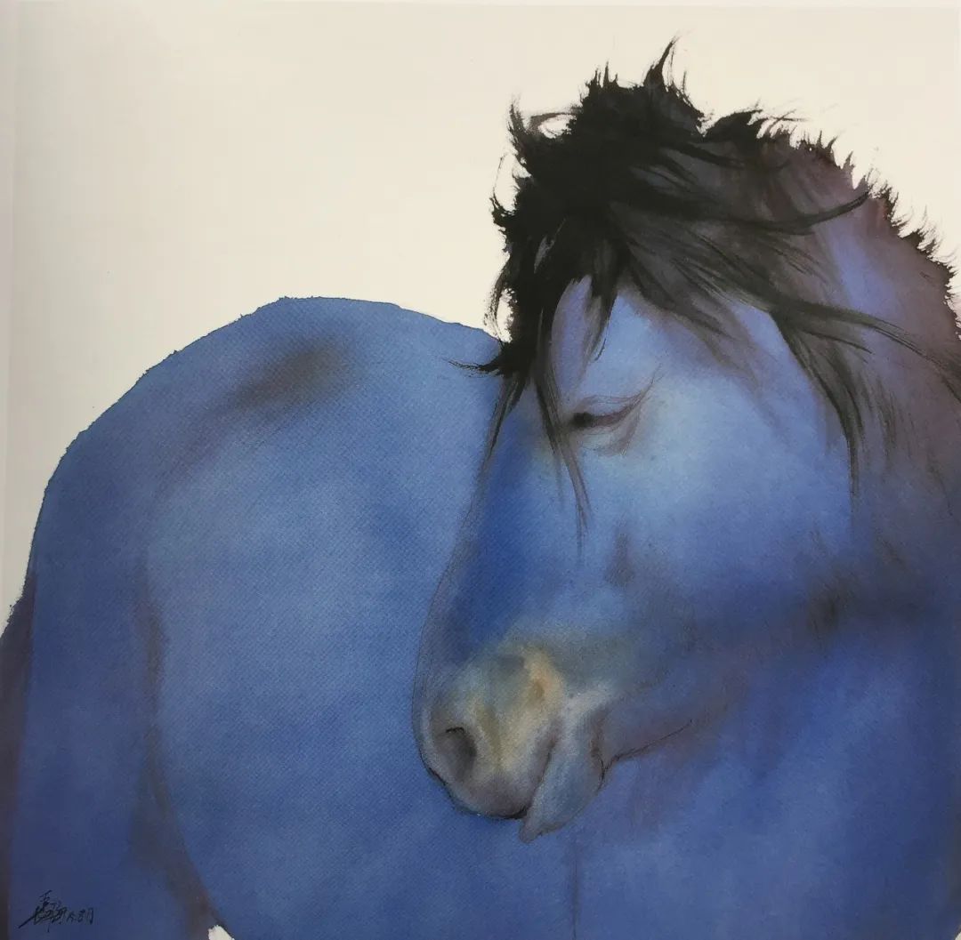 长海？悦？水彩画？71cm×72cm？2015年