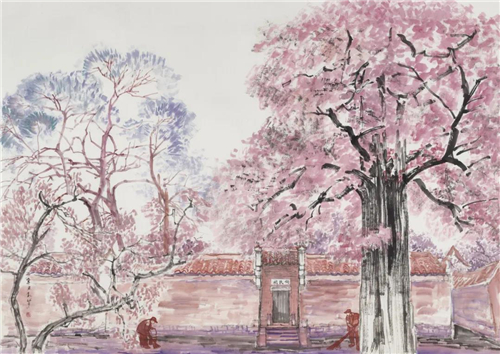 孔紫 故园 140×200cm