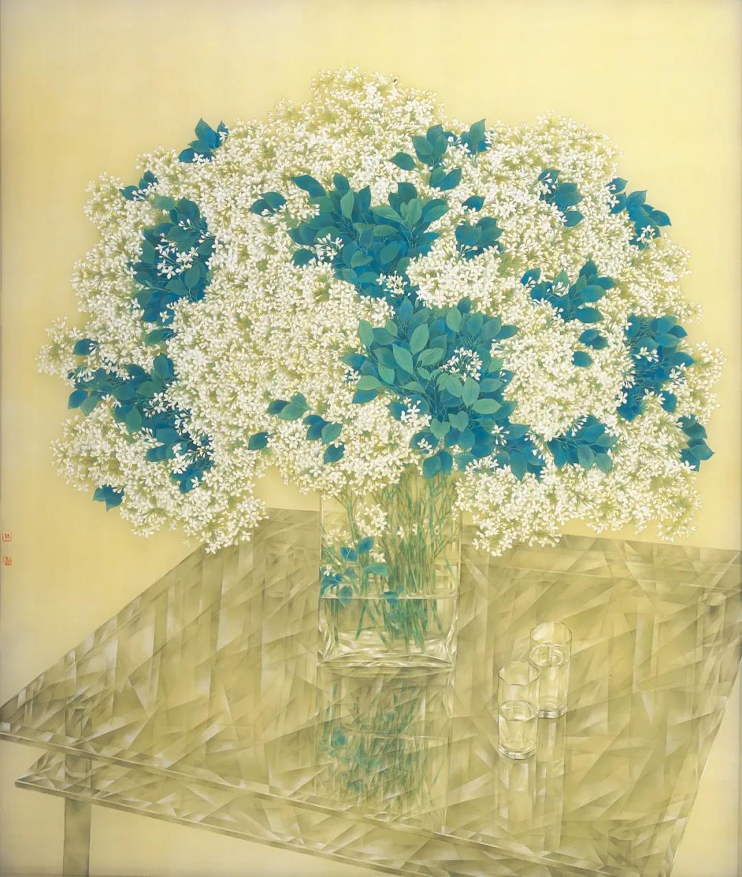 君子之交 绢本重彩 164×200cm 2009年 (十一届全国美展获奖提名)(中国美术馆收藏)