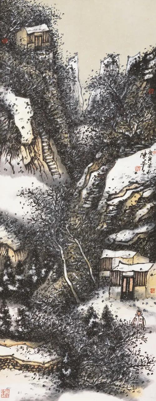 费洼山庄-冬 180×70cm 2010年