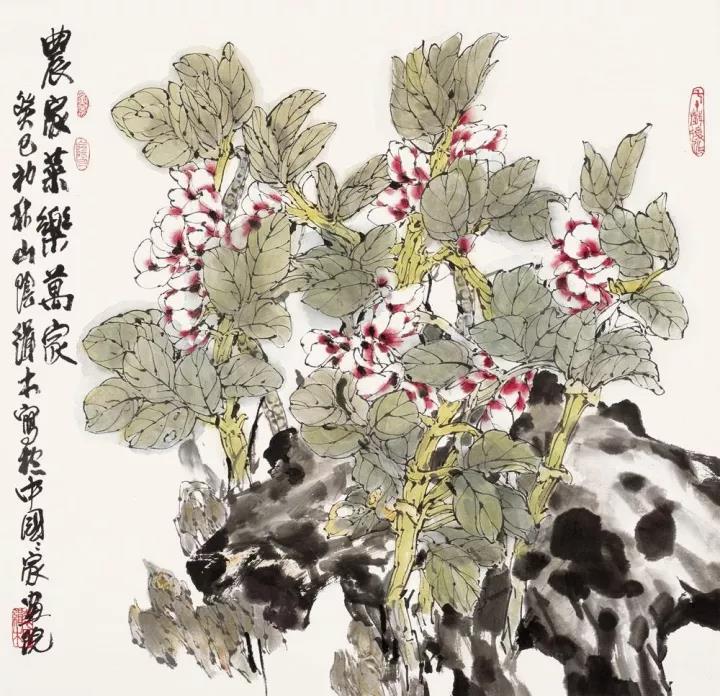 农家菜乐万家  68×68cm  2013年
