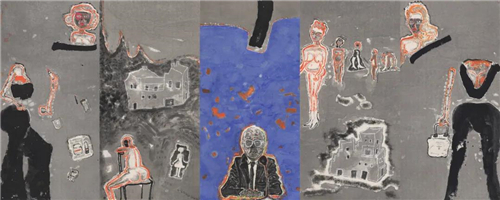 方法论 124×270.5cm×5 2018年